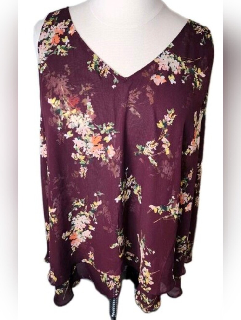 Lane Bryant  Floral V-Neck Camisole Sz.16